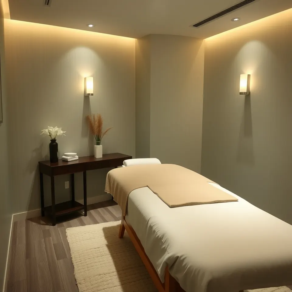  A serene, professional setting is key to a relaxing post-op MLD experience.